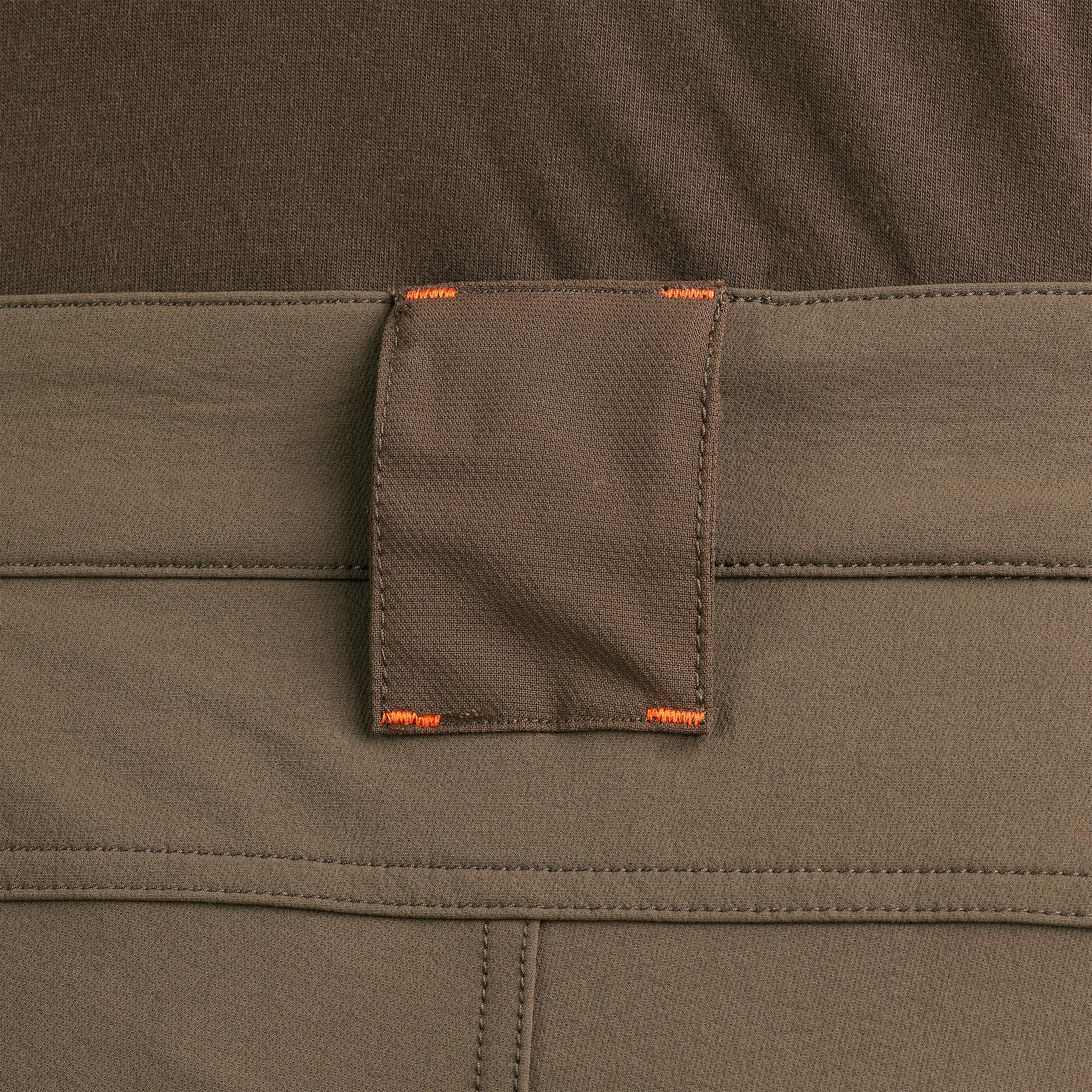 Pantalon de chasse temps sec - Renfort 500 marron - SOLOGNAC