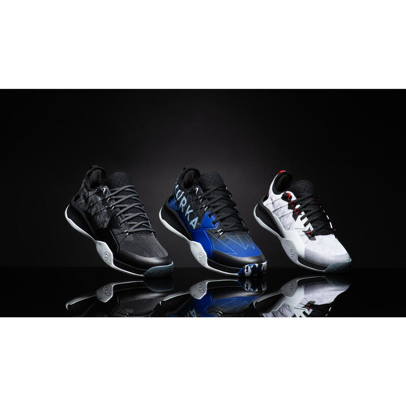 Chaussures de handball Homme/Femme - H900 FASTER noir gris