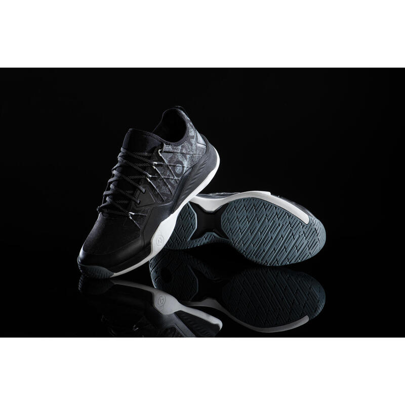 Chaussures de handball Homme/Femme - H900 FASTER noir gris