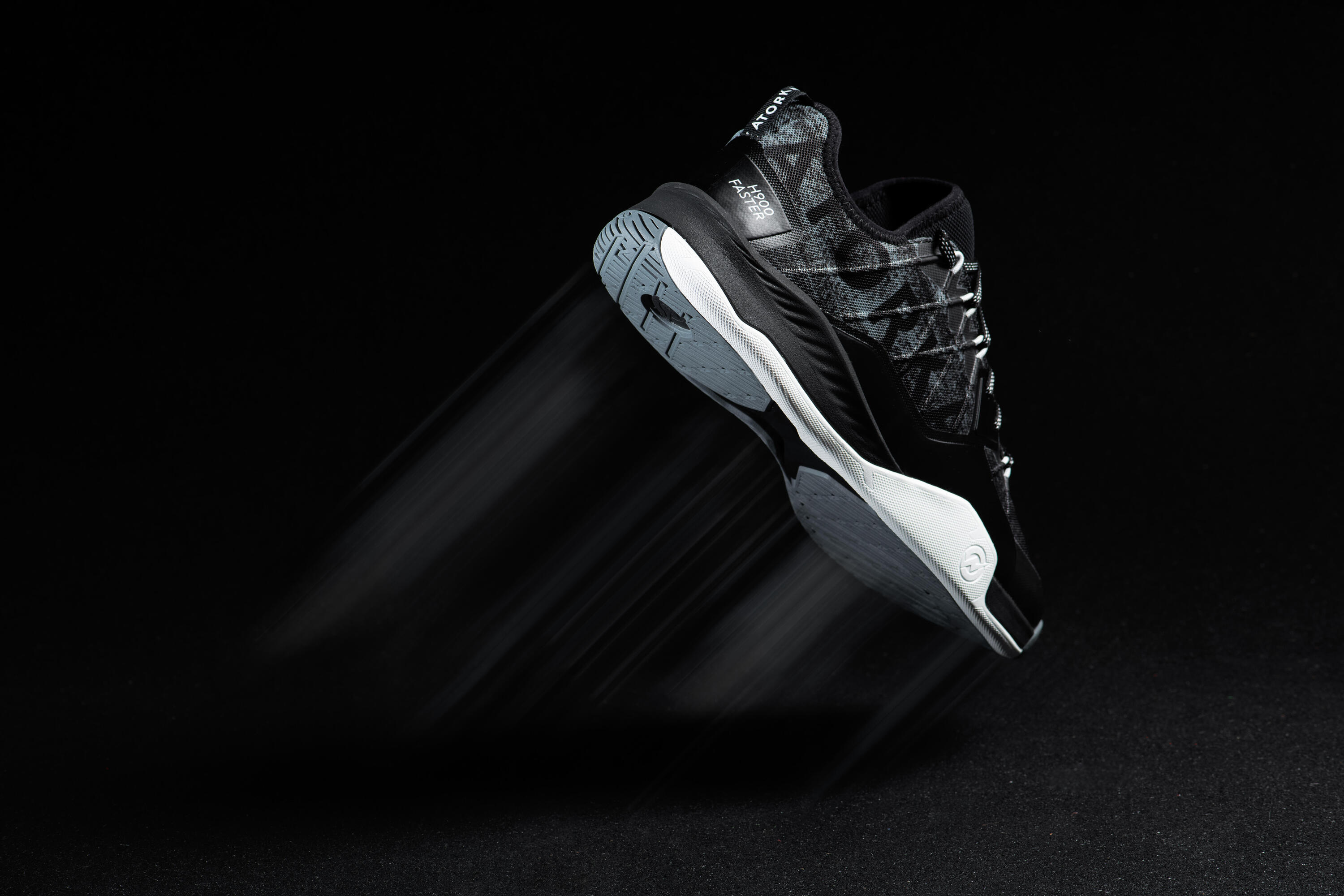 Men's/Women's Handball Shoes H900 Faster - Black/Grey 5/10