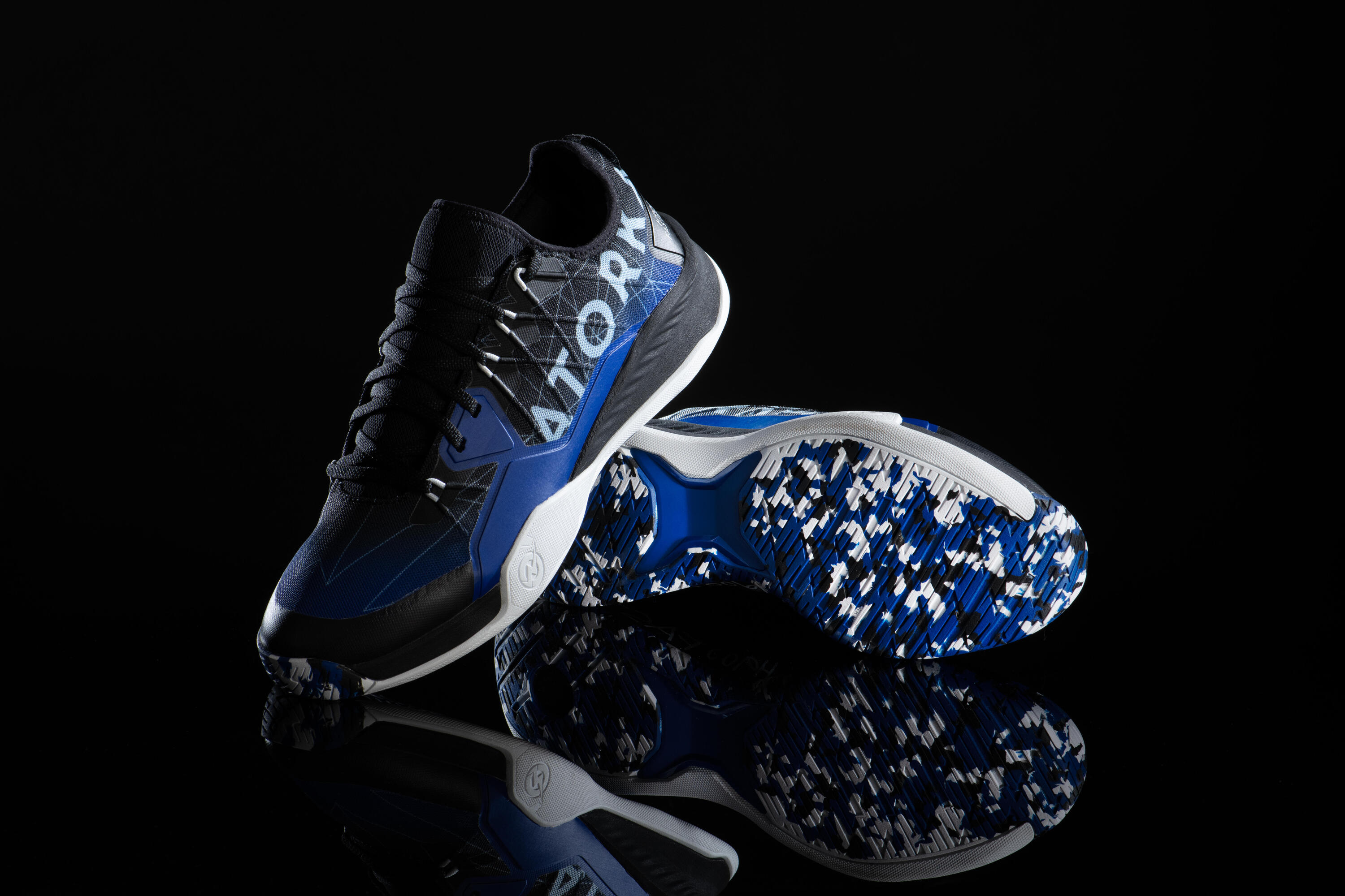 Men's/Women's Handball Shoes H900 Faster - Blue/Black 6/8