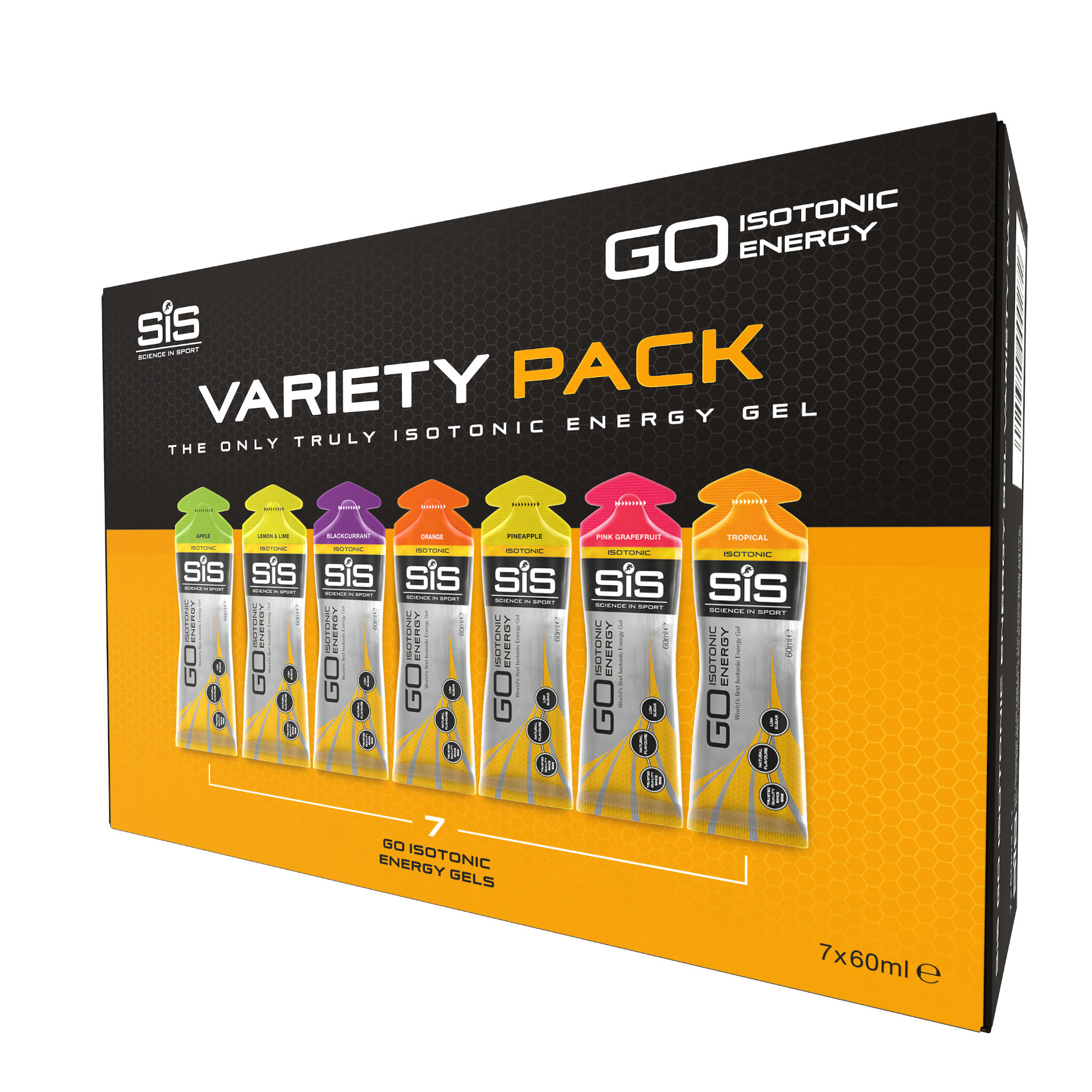 GO ISOTONIC ENERGY GELS - 7 x 60ml 1/8