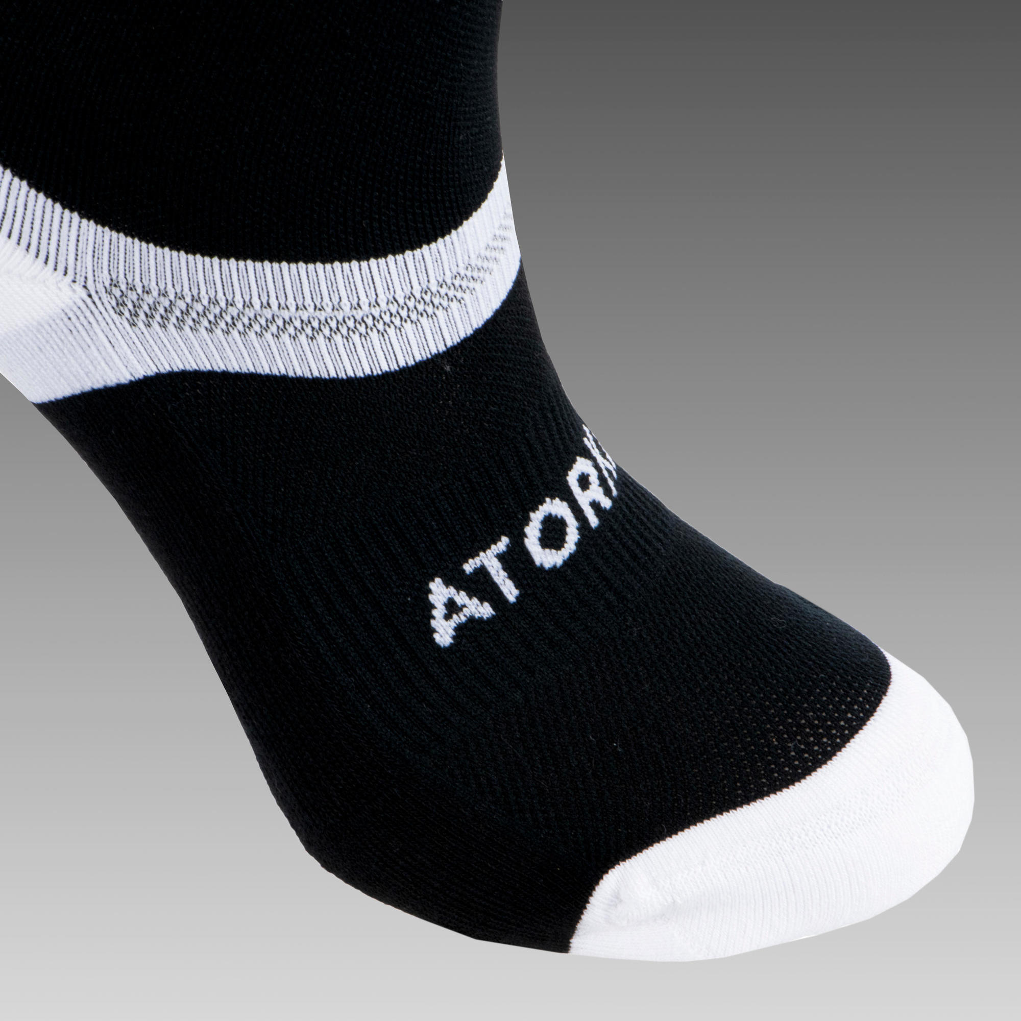 Calcetines Altos Balonmano Atorka H900 Adulto negro blanco Decathlon
