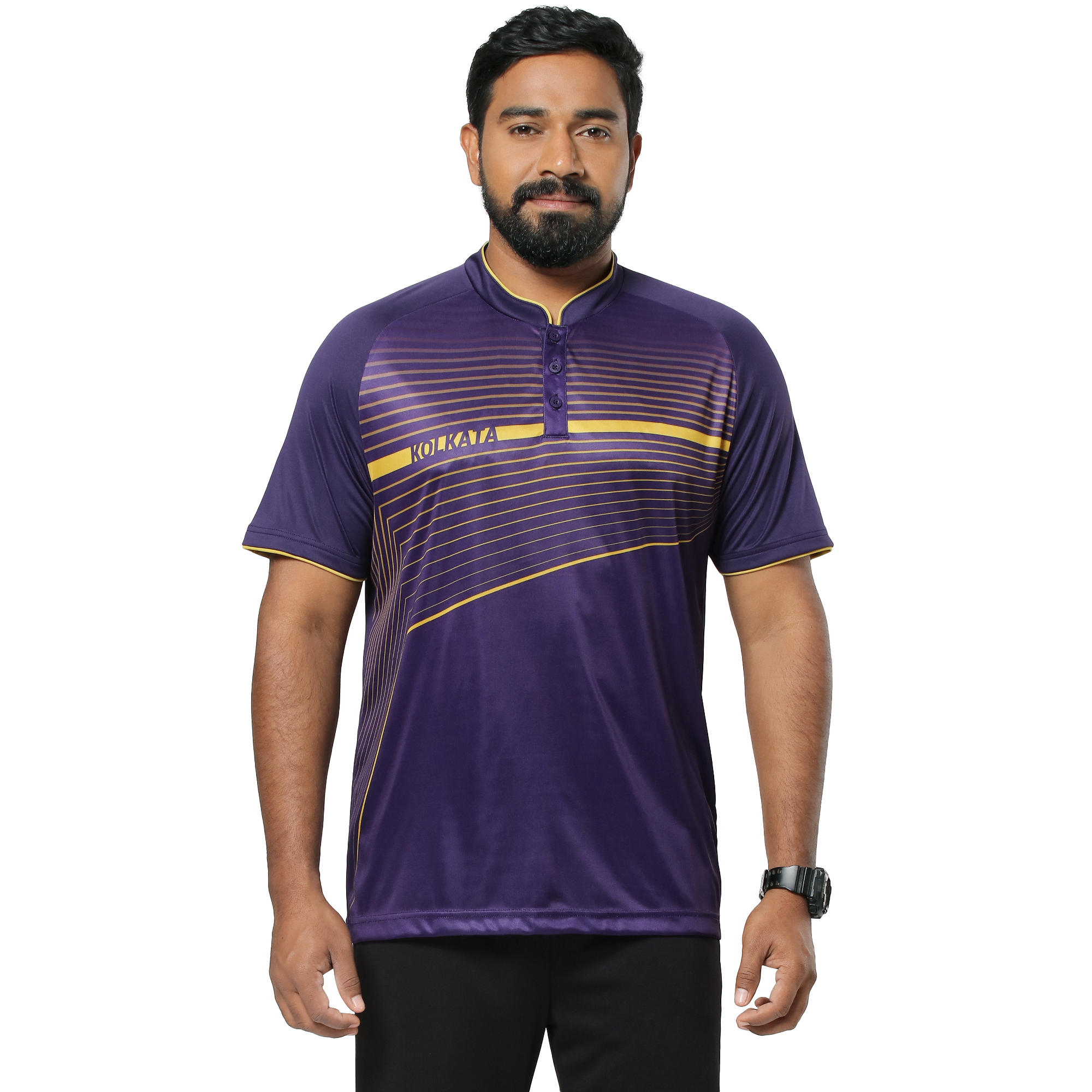 

Kolkata Sports Jersey Indigo -  By FLX | Decathlon, Blue