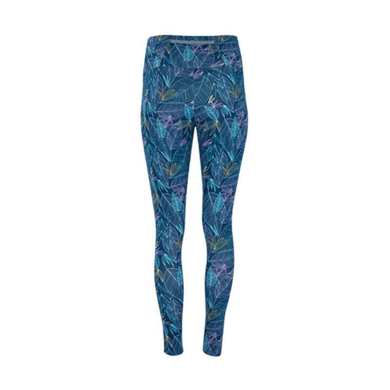 MALLAS LEGINGS GYM FITNESS CIRENE ROLY VIENTRE PLANO MUJER AZUL OSCURO