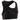 Girls' Breathable Cotton Padded Gym Bra 500 - Black