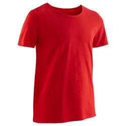 T-shirt enfant coton - Basique rouge