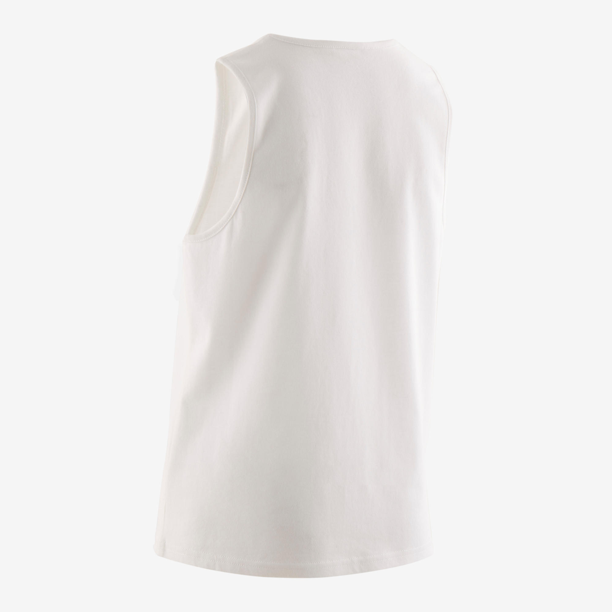 Boy's cotton tank top - basic white