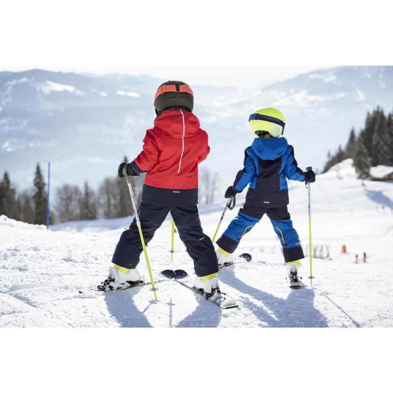 Esquís Niños con Fijaciones Wedze BOOST 500 Azul