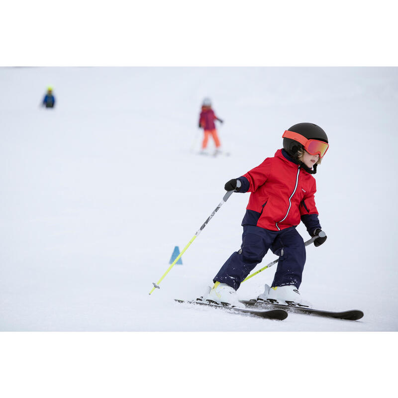 Esquís Niños con Fijaciones Wedze BOOST 500 Azul