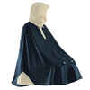 500 Cycling Rain Poncho - Navy/Beige