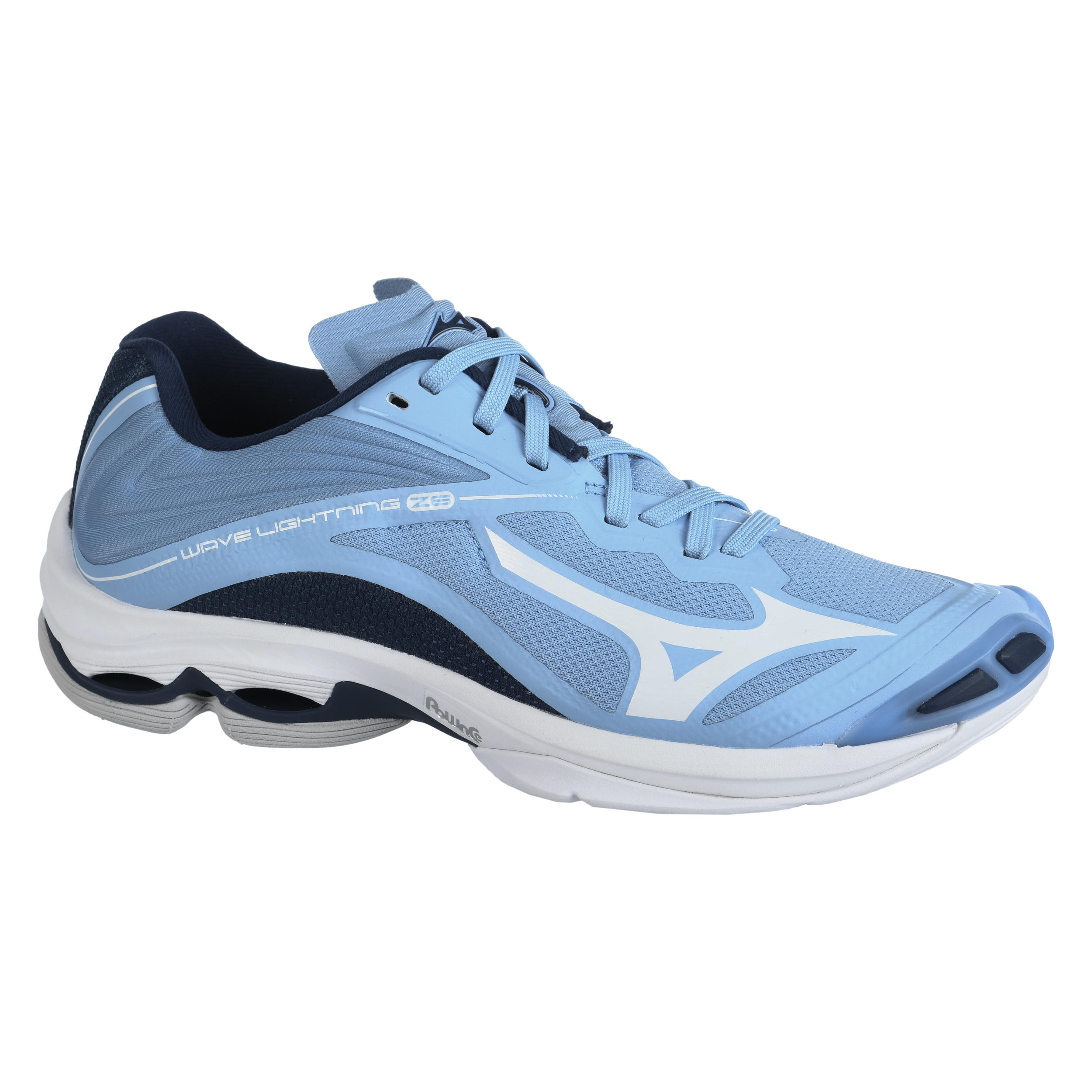 blue volleyball shoes
