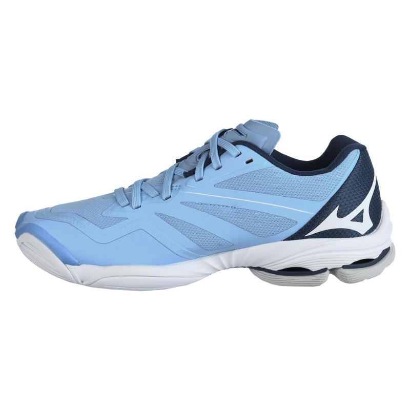 Chaussures de volley-ball Lightning Z6 Mizuno pour femme bleues claires