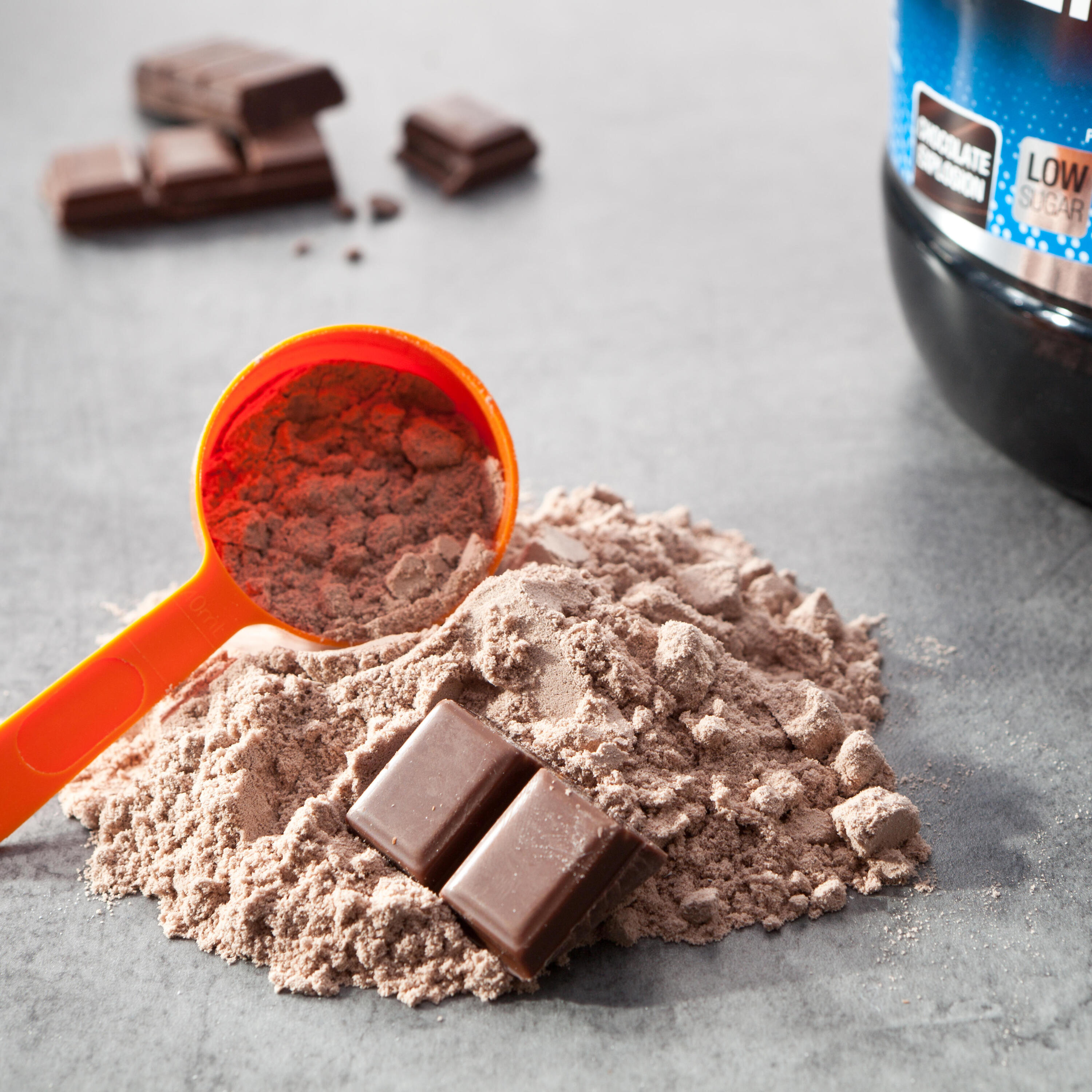 Whey & Casein 7 Protein 900g Chocolate 2/3