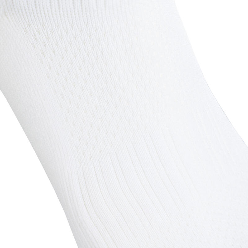Chaussettes de volley-ball VSK500 Mid blanches