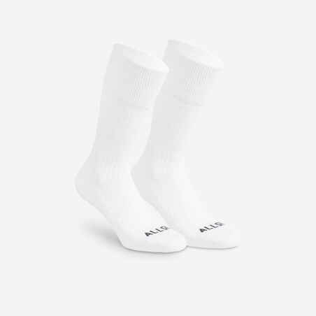Čarape za odbojku VSK500 poluvisoke bijele 