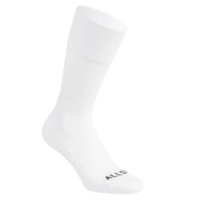 Volejbalové ponožky VSK500 Mid bílé