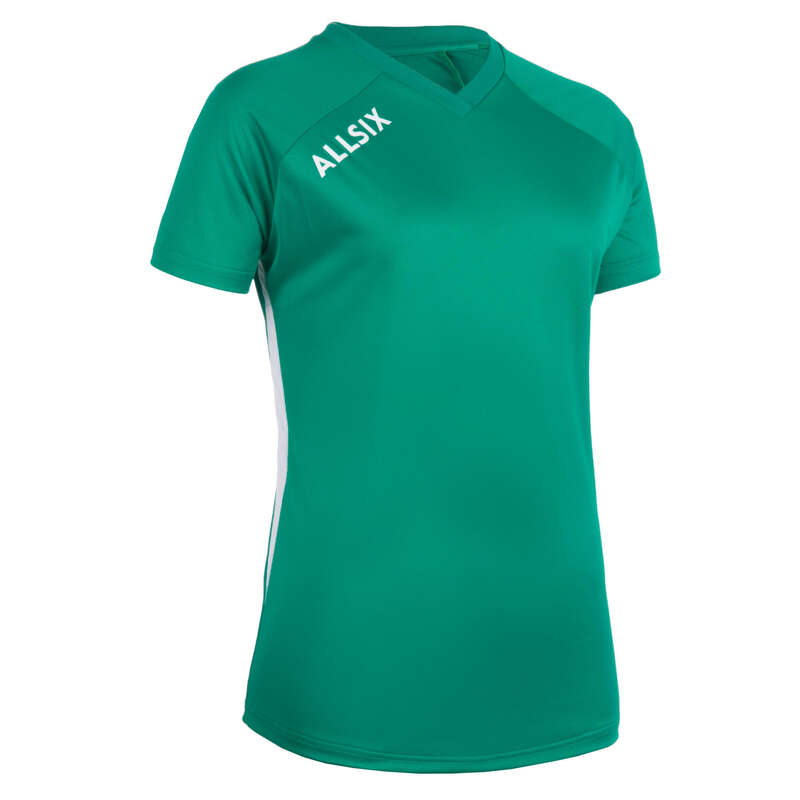 ALLSIX V100 Women's Volleyball Jersey - Green | Decathlon