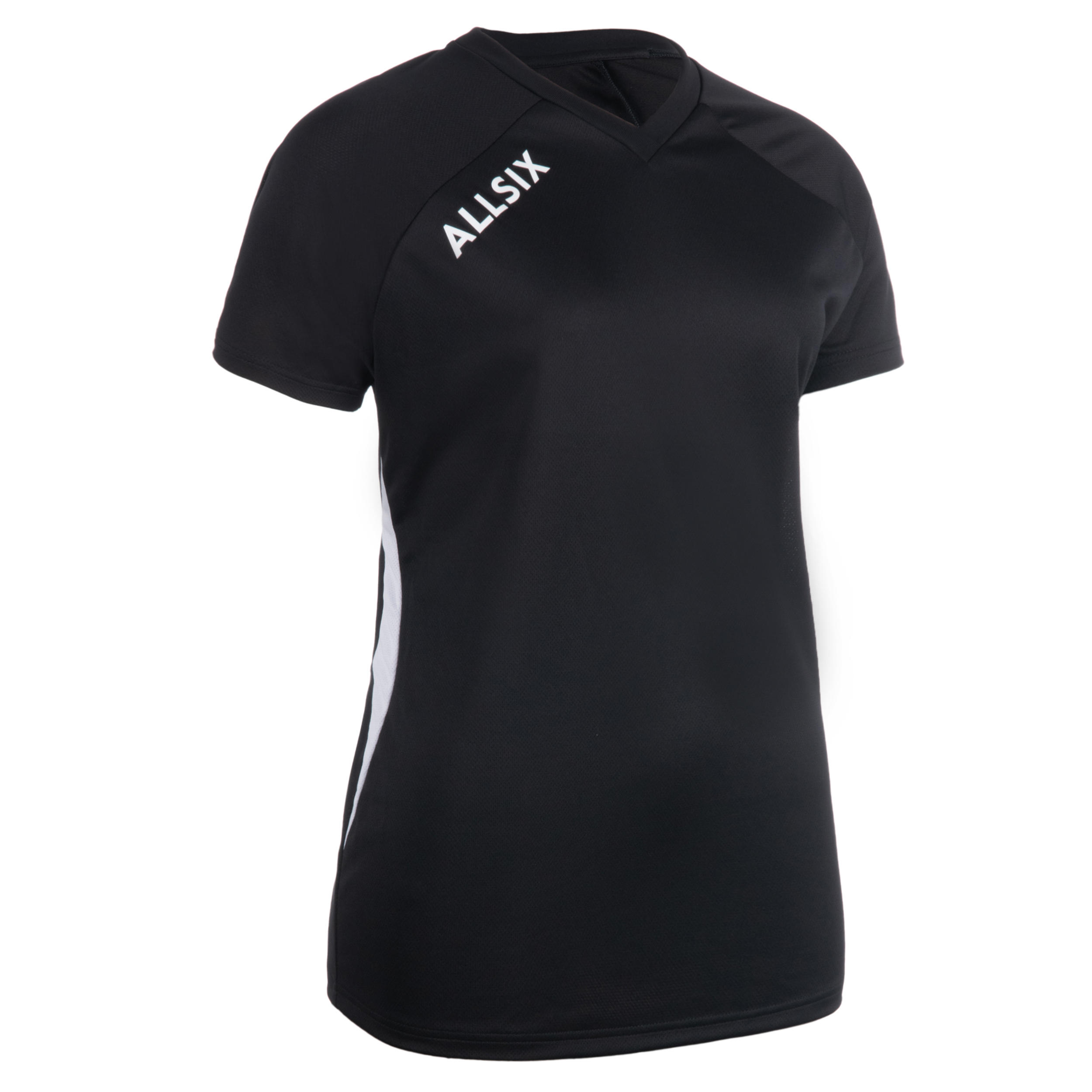 V100 Women's Volleyball Jersey - Black 1/7