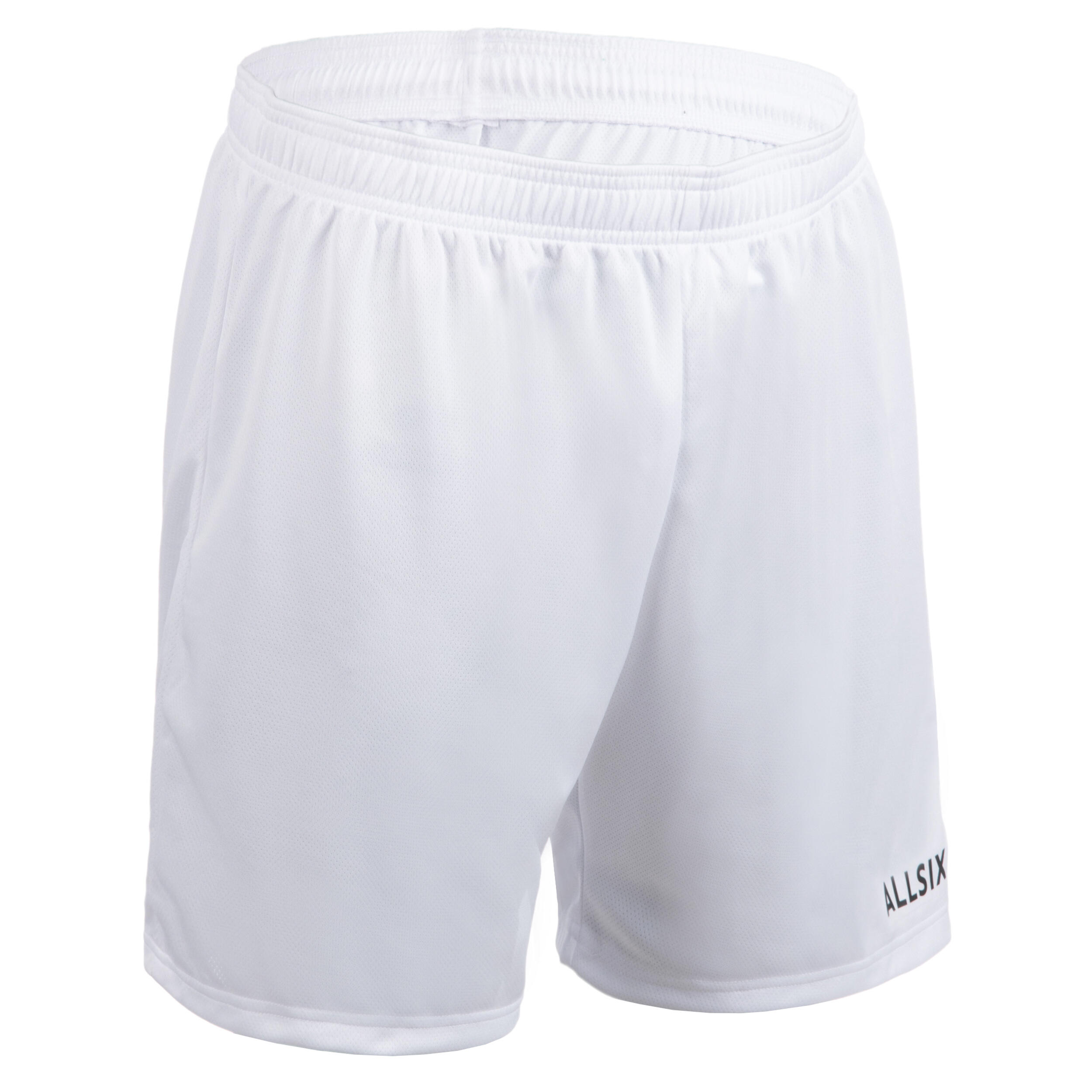 V100 Boys' Volleyball Shorts - White 1/2