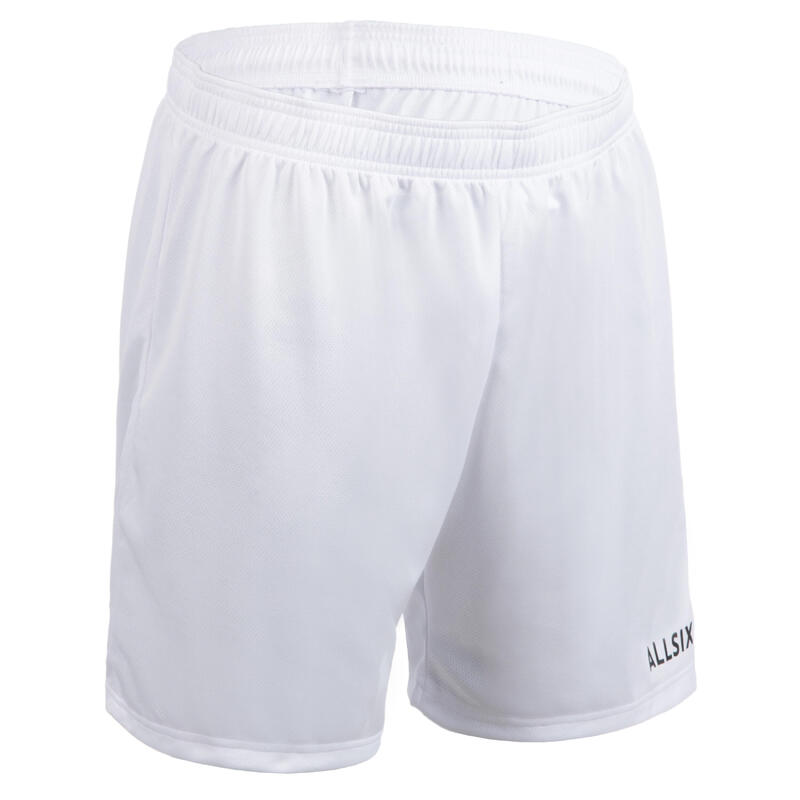 SHORT DE VOLLEY-BALL V100 GARÇON BLANC