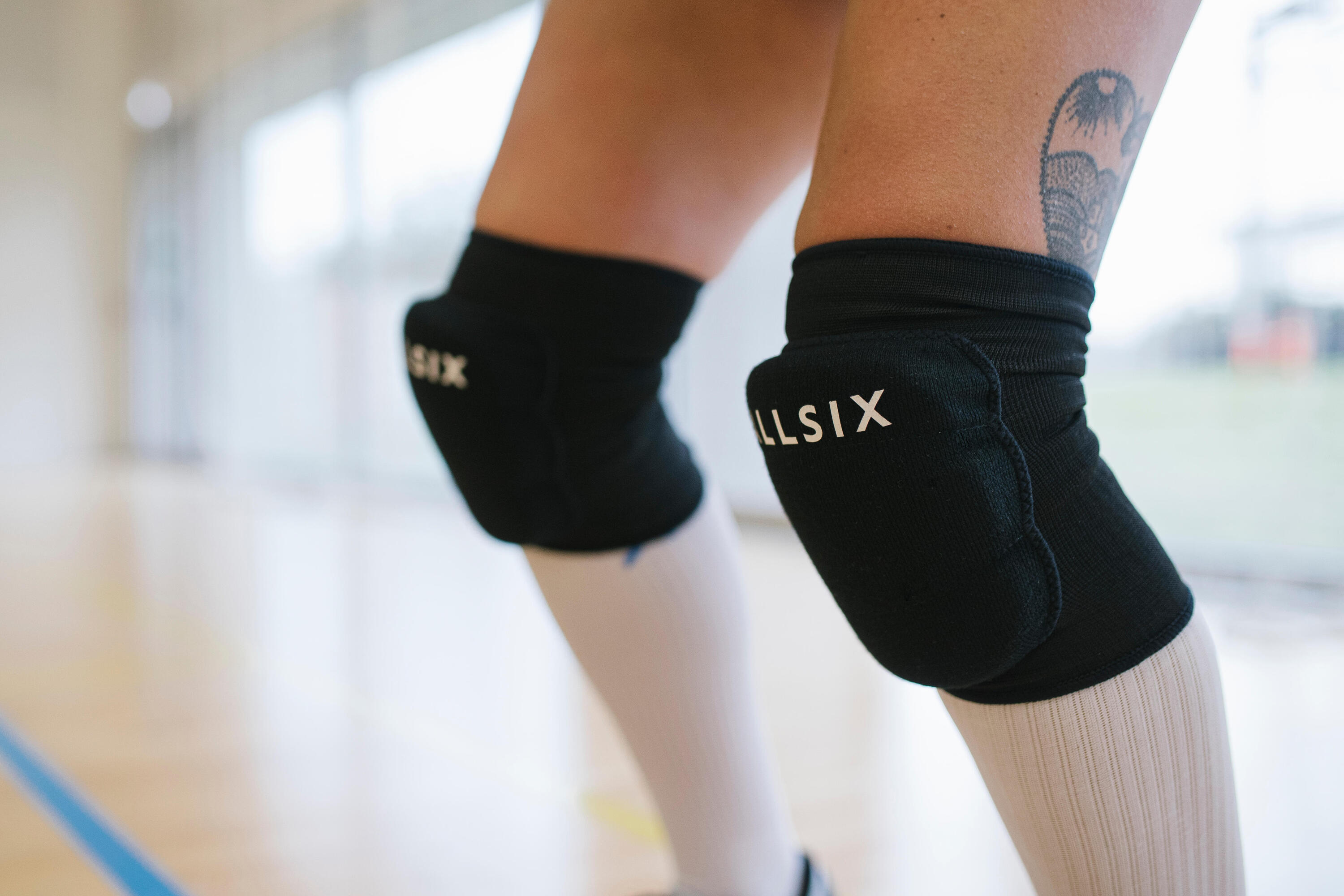 KIPSTA Rodilleras Voleibol Allsix VKP100 Negras