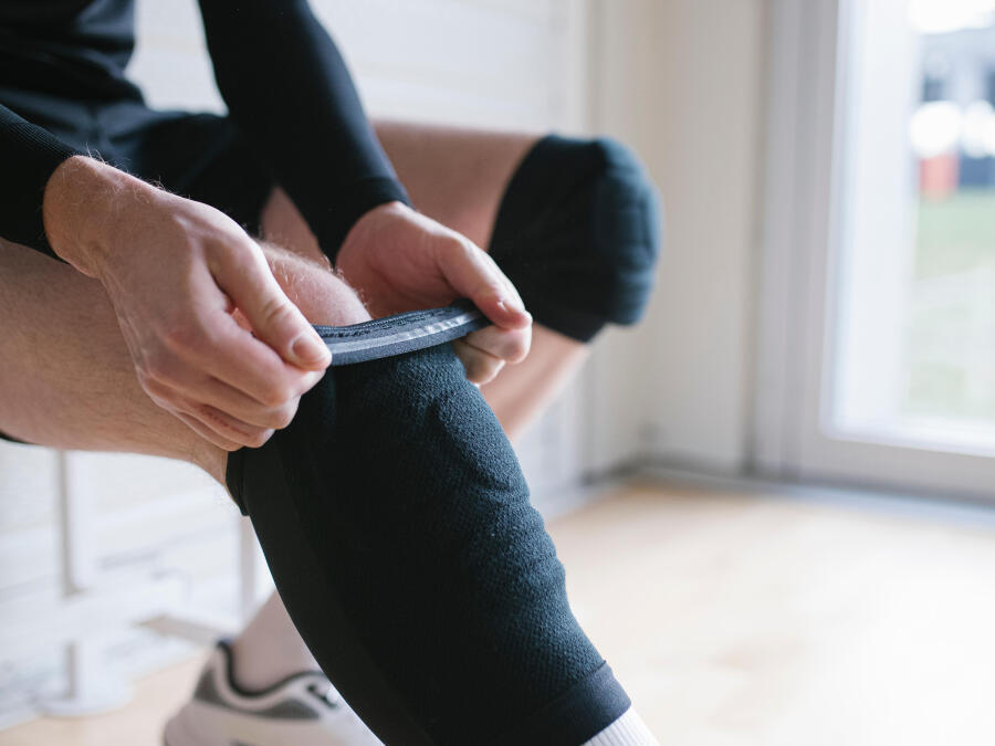 knee pad silicone strip