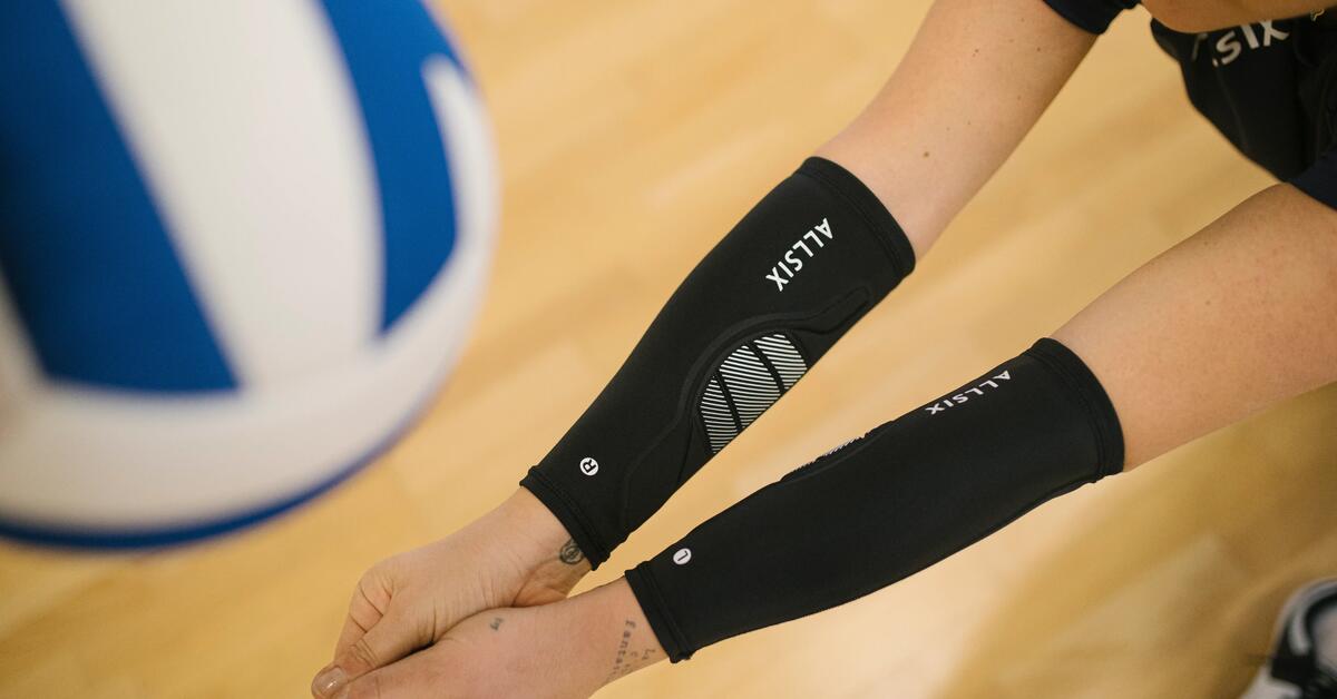 Manicotti Pallavolo Uomo Donna - Gomitiere Sportive Antiscivolo Per Braccio, 1 Paio