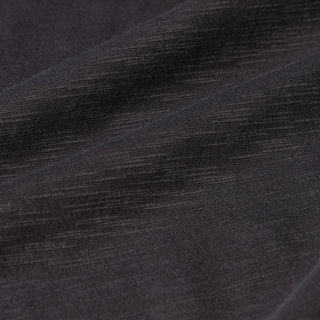 Vyriški orui laidūs bėgimo marškinėliai ilgomis rankovėmis „Run Dry+“, juodi