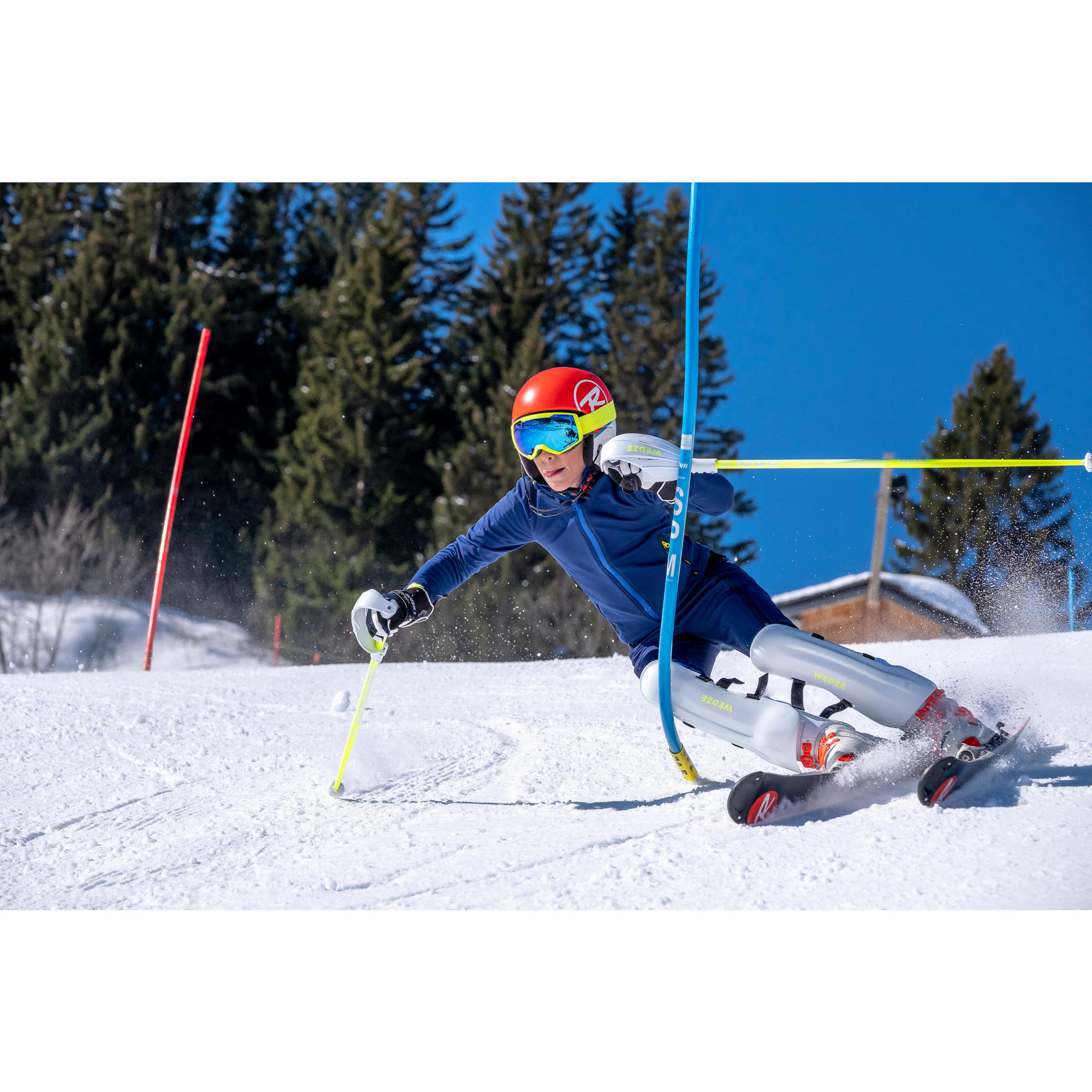 Mono de Esqui y Nieve Ninos Wedze Race 980 Competicion Azul Decathlon