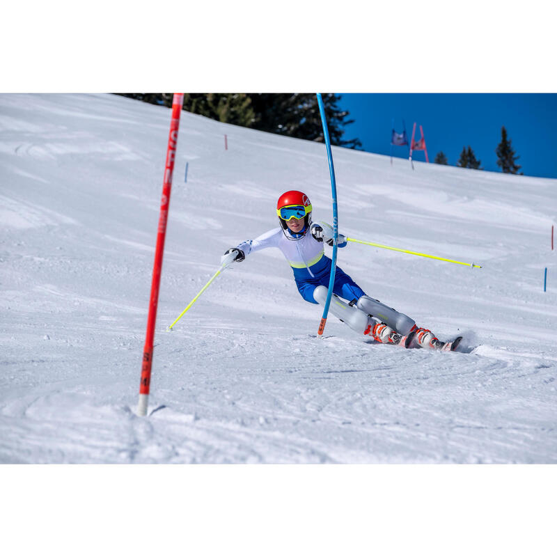 Ski racepak voor kinderen 980 blauw geel