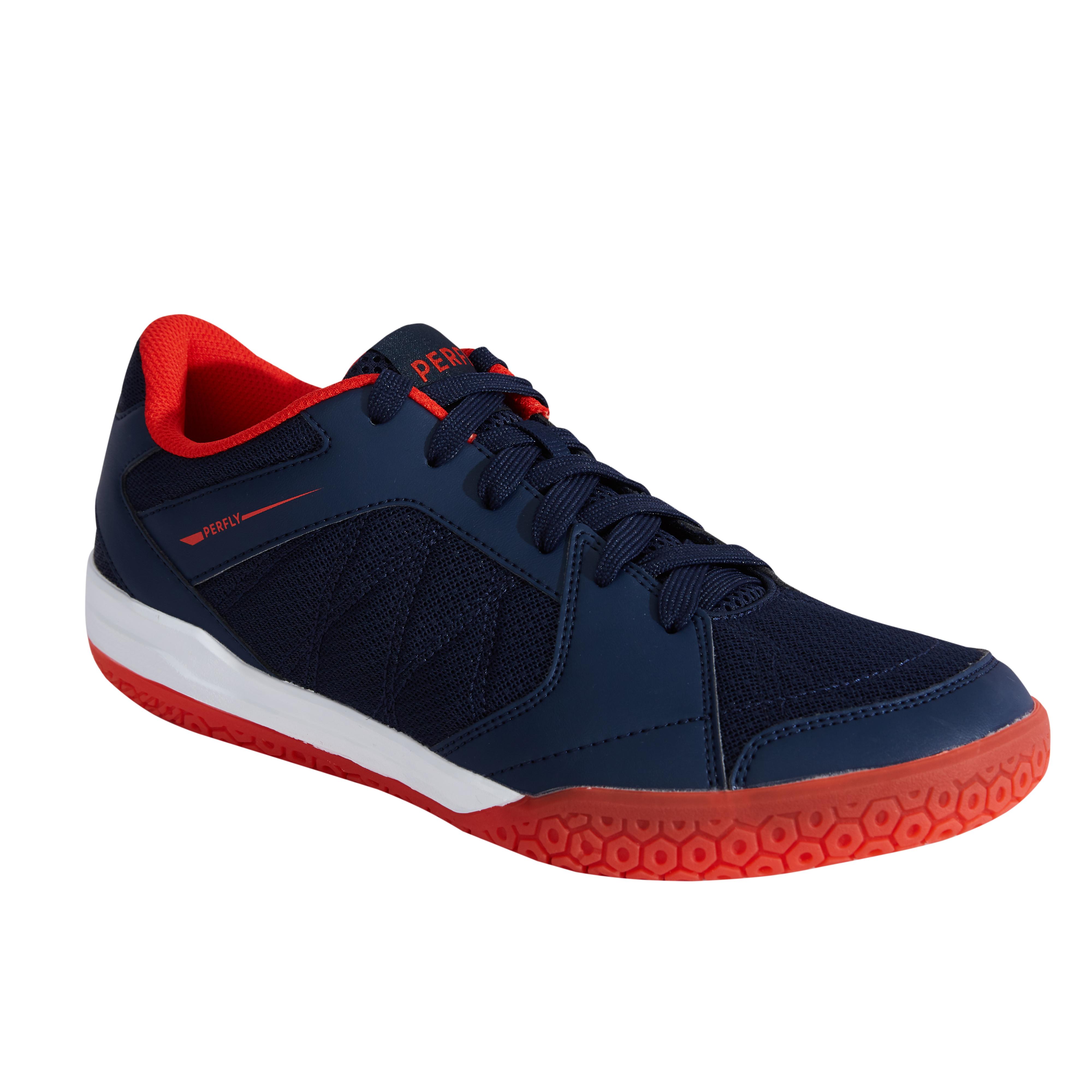 

Men Badminton Shoes Bs 190 Blue Red -  By PERFLY | Decathlon