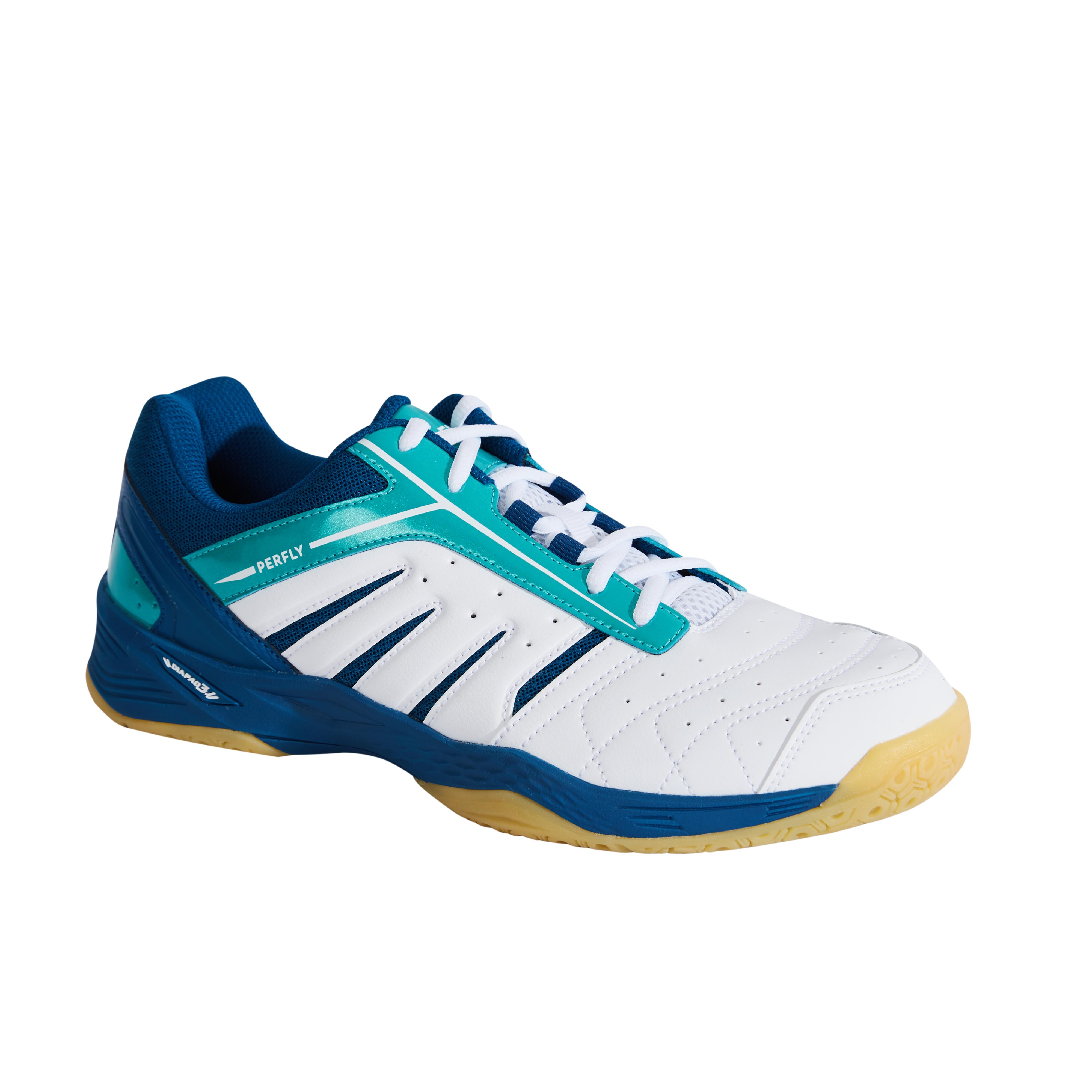 

Men Badminton Shoes Bs 560 Lite White Green -  By PERFLY | Decathlon, Green/white