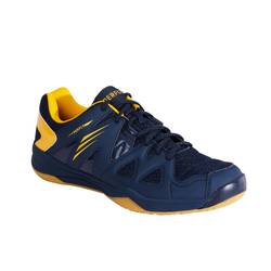 MEN BADMINTON SHOES BS 530 NAVY BLUE YELLOW