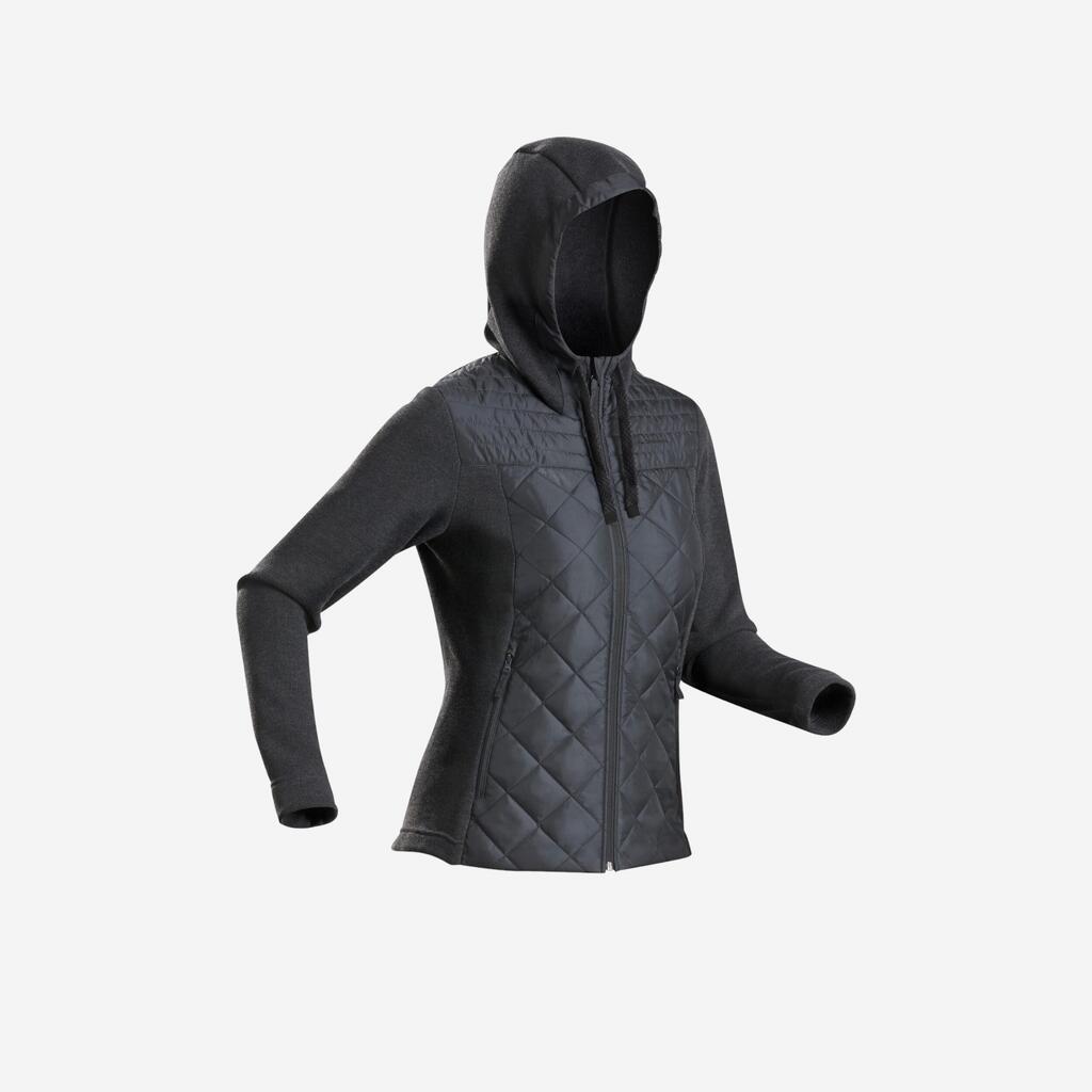 Sweat à capuche de randonnée - NH100 Hybrid - Femme