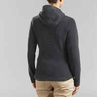 Women’s Hiking Hooded Sweatshirt - NH100 Hybrid