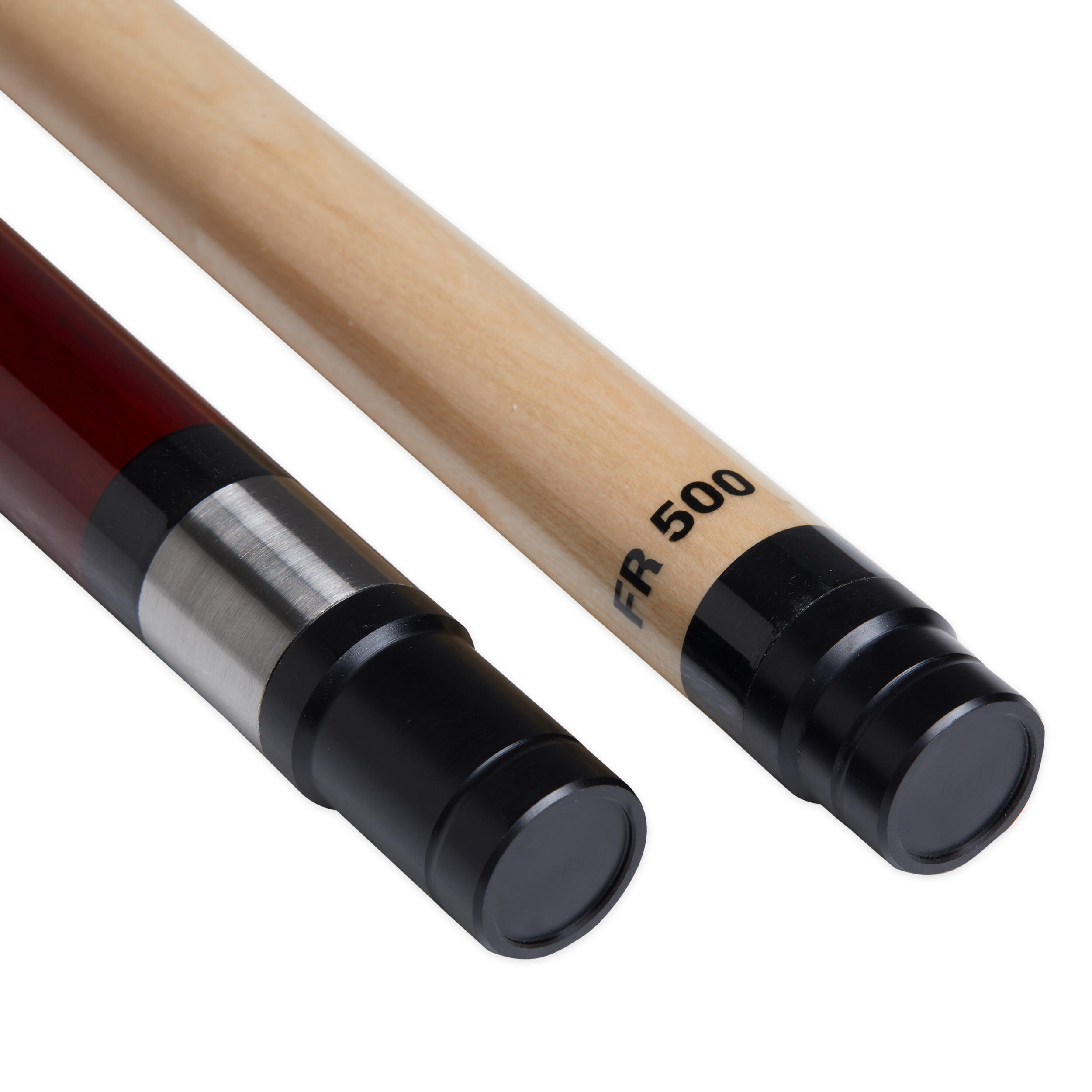 French Billiards Cue in 2 Parts, 1/2 Jointed Club 500 9/15