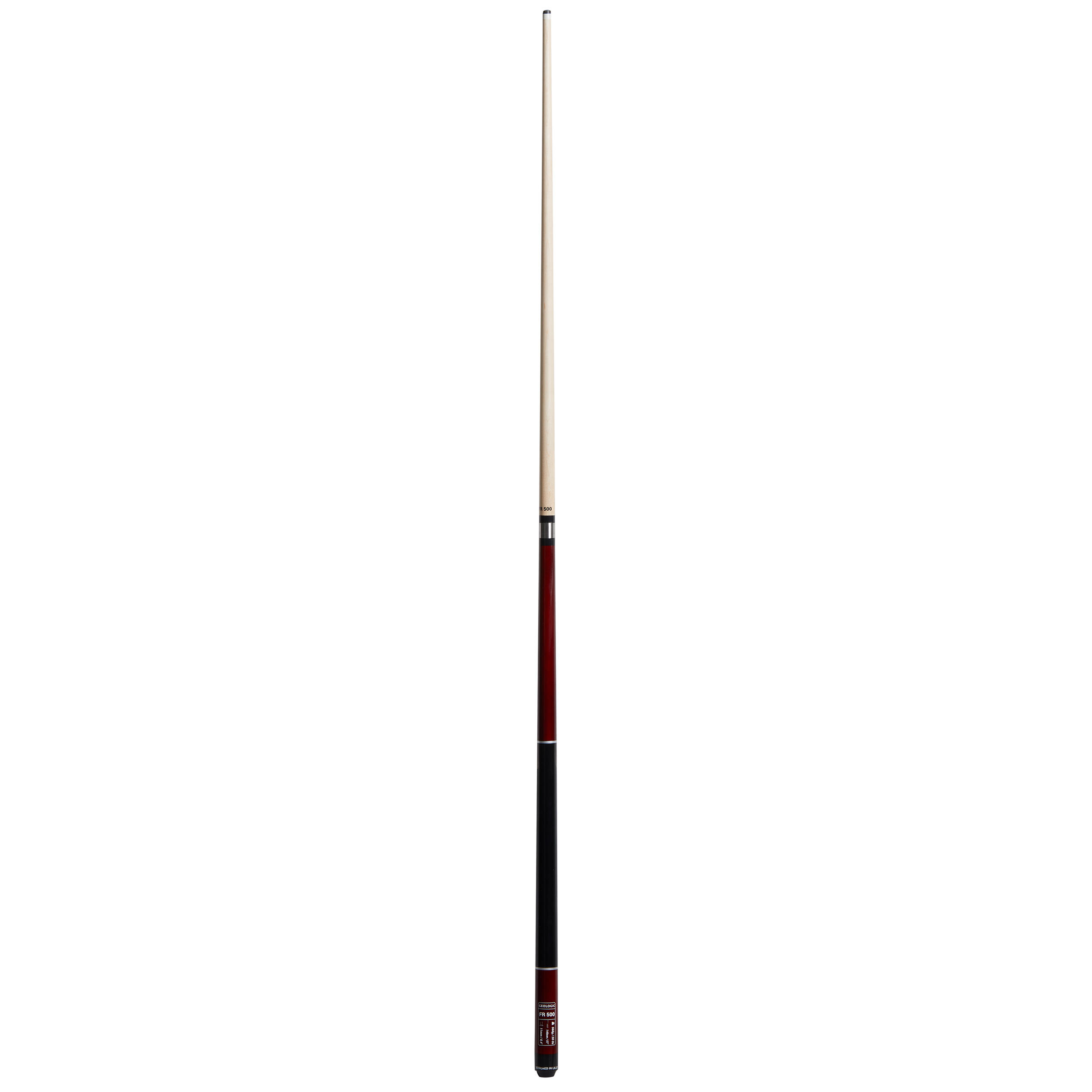 French Billiards Cue in 2 Parts, 1/2 Jointed Club 500 5/15