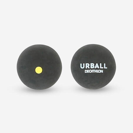 Gummiboll pelota GPB 500 svart gula prickar