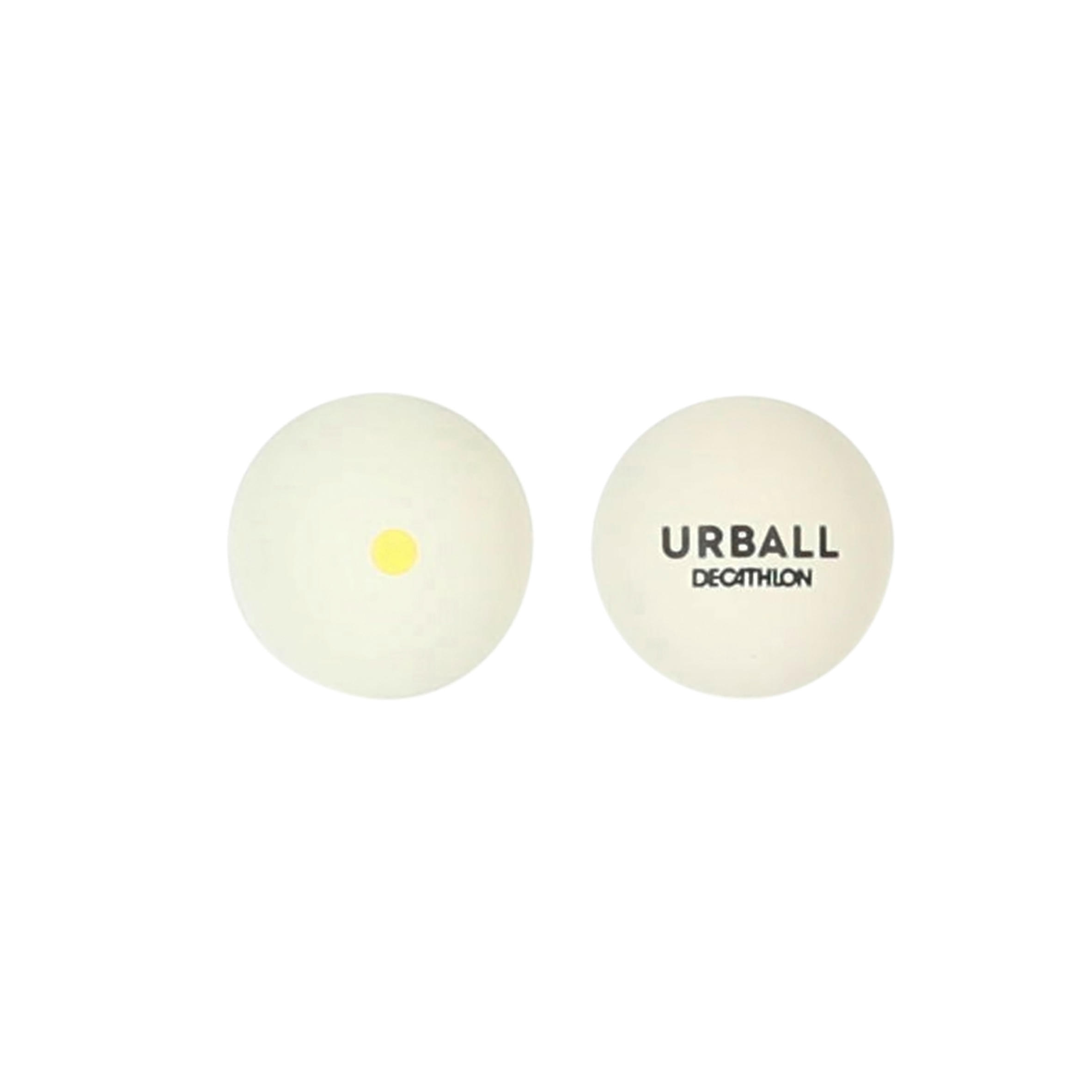 URBALL Yellow Dot Pelota for Pala Ancha GPB 500 - White