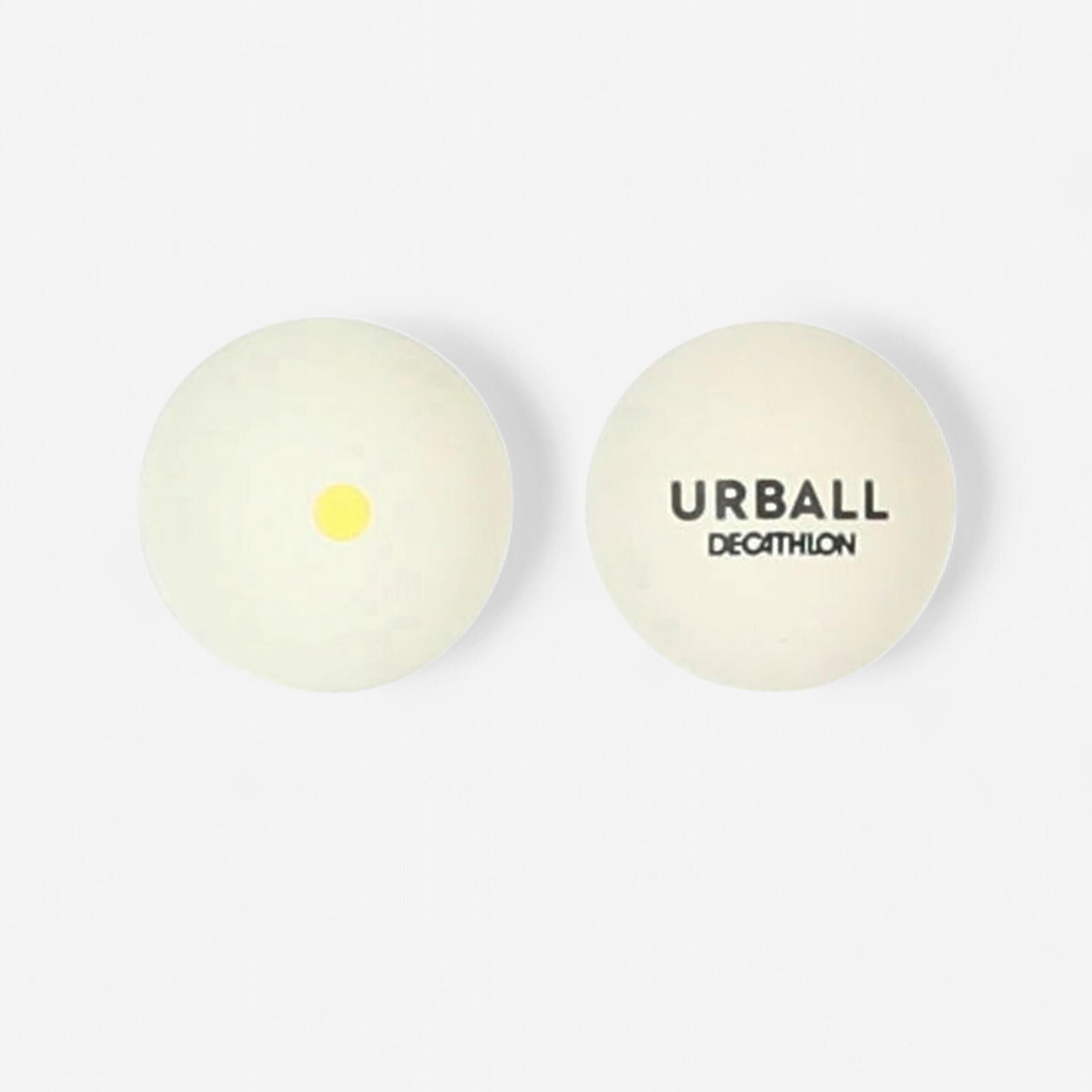 URBALL Yellow Dot Pelota for Pala Ancha GPB 500 - White