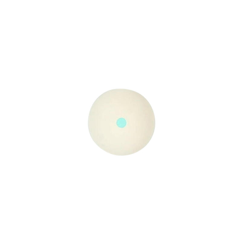 Pelota (Ball) für Vollgummi-Pala GPB 100 weiss grüner Punkt