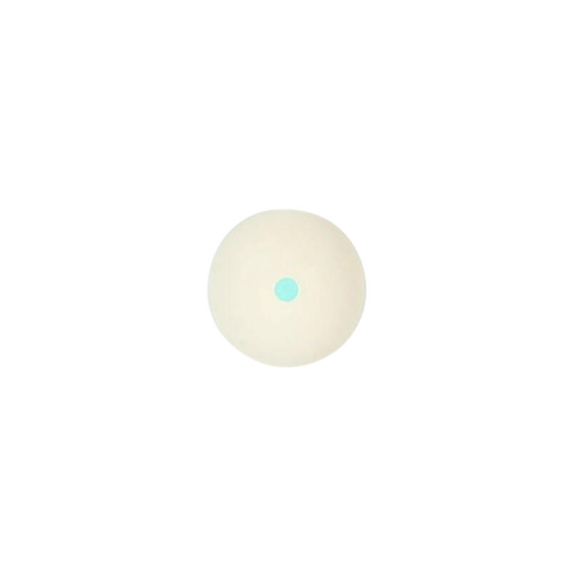 Pelota Paleta Goma Maciza GPB 100 Blanca Punto Verde (Bola)