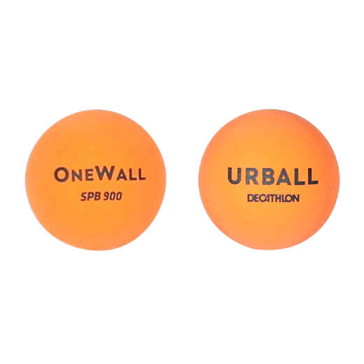 
      Handbola bumba "SPB 900" spēlēšanai pret vienu sienu, iepakojumā divas bumbas, oranža
  