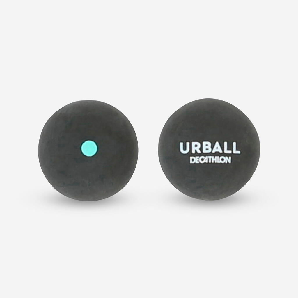 Pelotos kamuoliukas su žaliu tašku, skirtas žaisti su kuoka, „GPB 100“, juodas