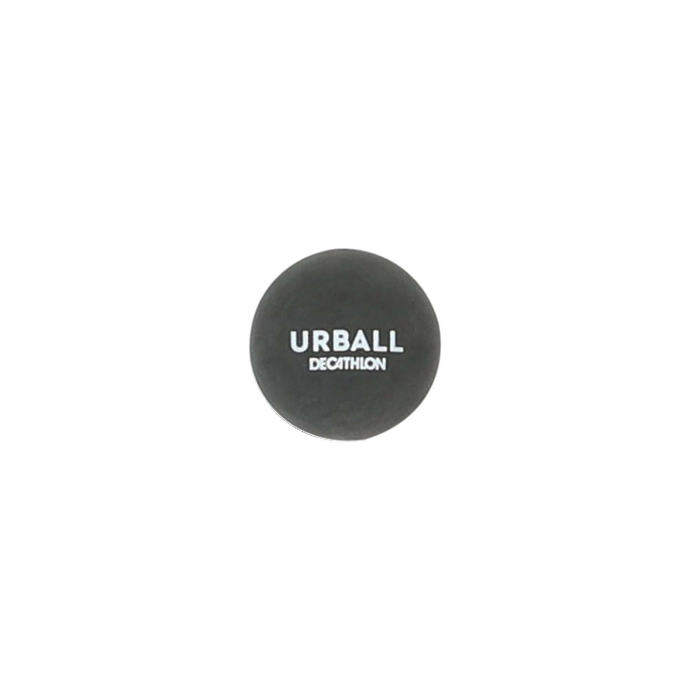 URBALL Gumená loptička (pelota) Pala GPB 500 čierna so žltou bodkou čierna