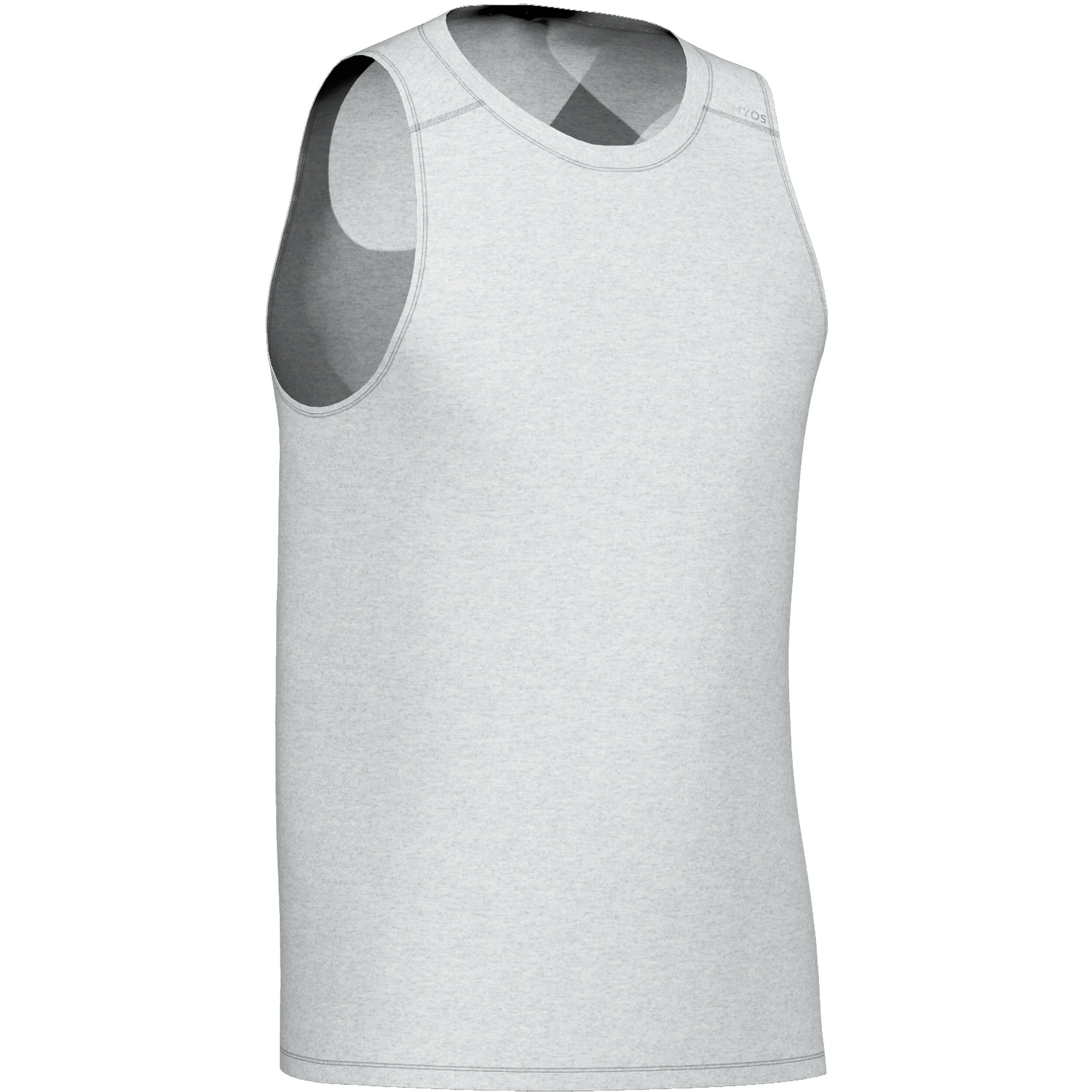 Men Gym Stringer Tank Top - White