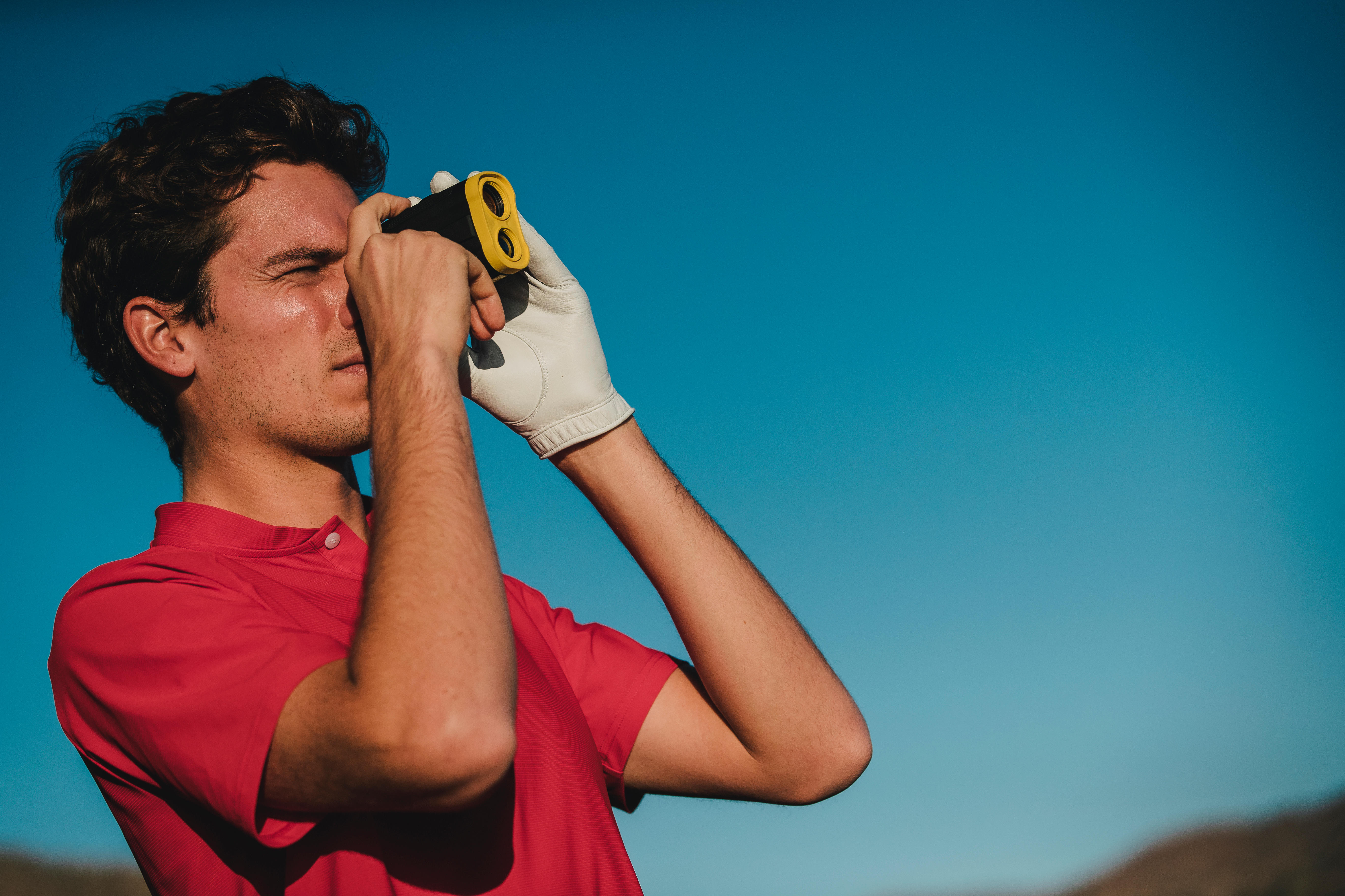 Golf Laser Rangefinder Inesis 900 Black/Yellow Fluo yellow Inesis Decathlon