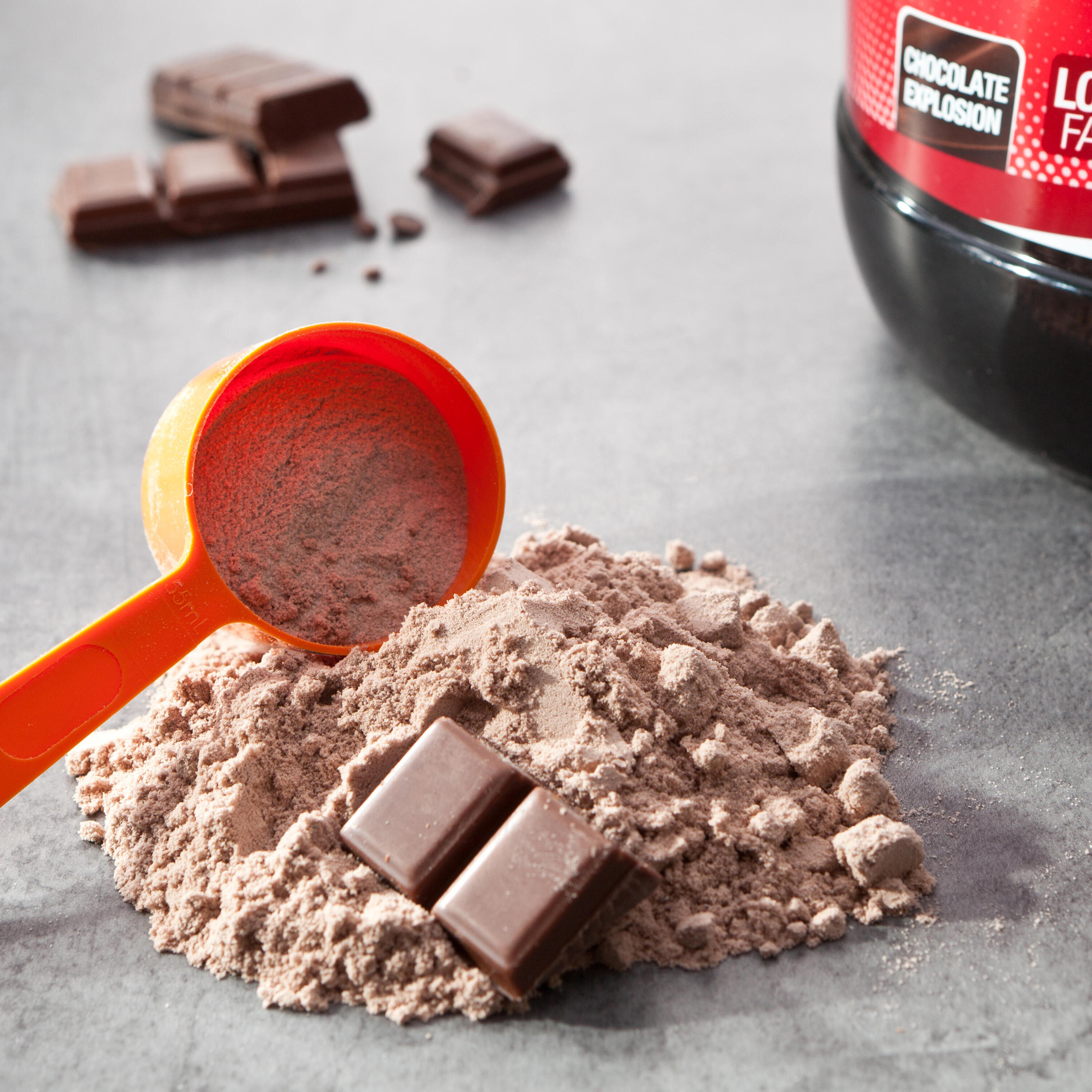 Mass Gainer 5 High Protein Shake Mix 1.5kg - Chocolate 2/3