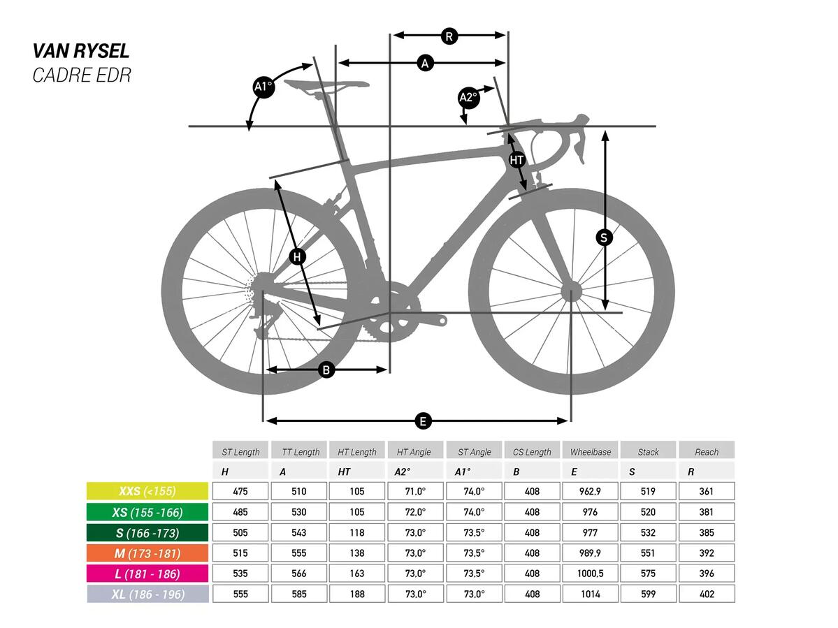 Velo route taille s hotsell